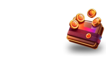 Электронный кошелек с золотыми монетами, символизирующий предложение Welcome Bonus в Онлайн-казино Ирвин, предназначенное для новых игроков.